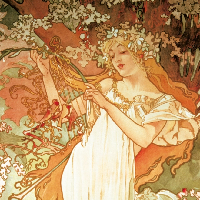Calendar de notițe Alfons Mucha 2026