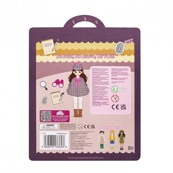 Costumaș detectiv Lottie pentru păpuși