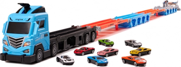 Camion cu pistă auto de 210 cm 8 buc