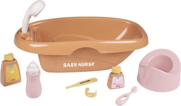 Cadă pentru păpuși Baby Nurse cu accesorii