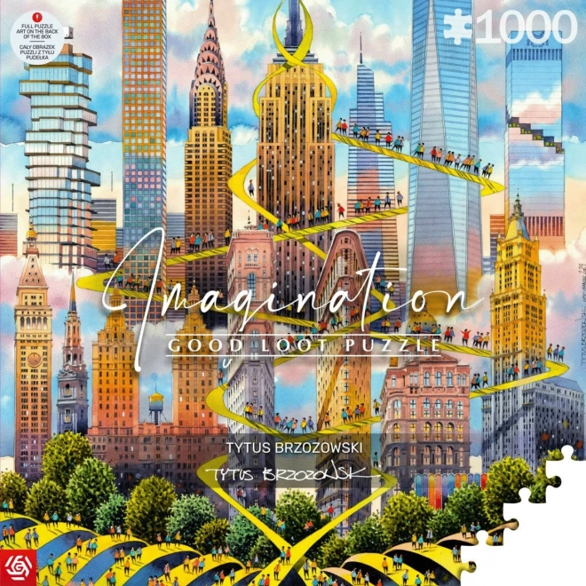 Puzzle Imaginație Tytus Brzozowski - New York 1000 piese