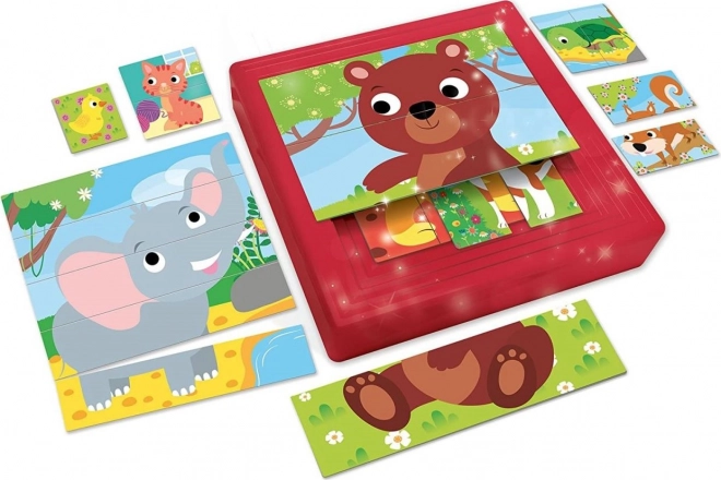 Carotina Baby 8 puzzle - animale