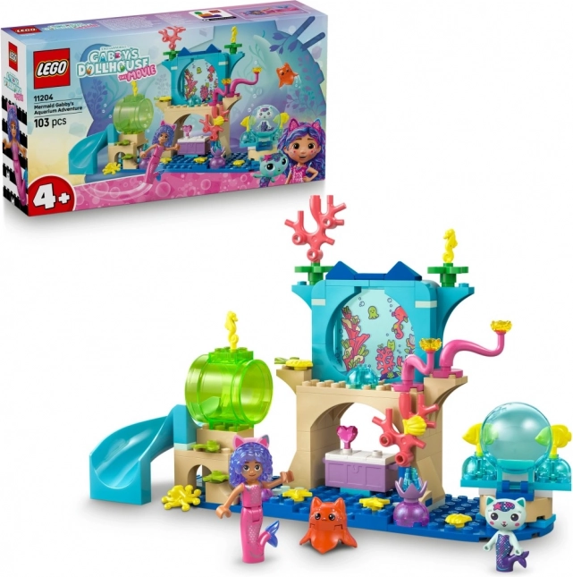 Lego Casa pentru pisici a lui Gabi: aventura subacvatică a sirenei