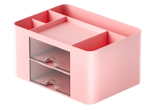 Organizator de birou roz cu sertare