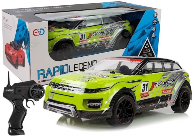 Mașină R/C off-road verde 1:10