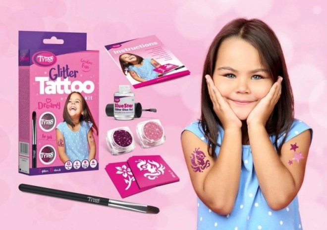 kit tatuaje strălucitoare Dreamy pentru fete