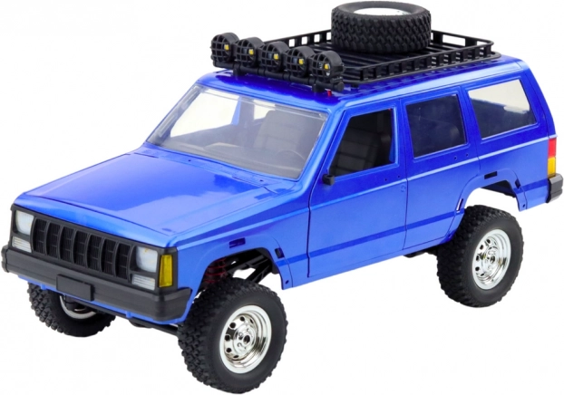 Mașină de curse RC 4x4 MN78 albastră 1:12