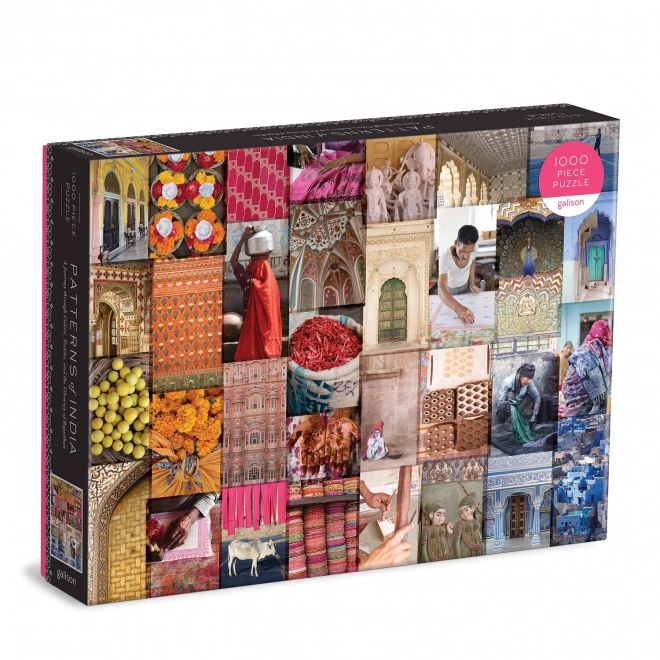 Puzzle Galison Vzory din Rajasthan - 1000 piese