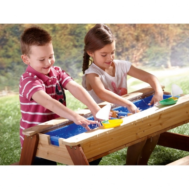 Masa de picnic Nick cu bancă și umbrelă AXI