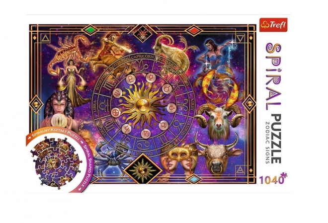 Puzzle în spirală TREFL Semnele zodiacului 1040 piese
