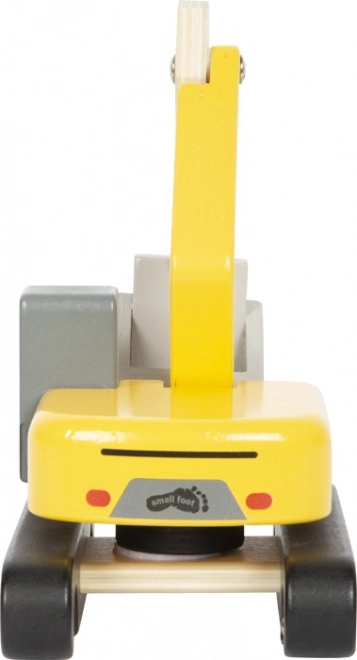 Excavator din lemn cu șenile Small Foot
