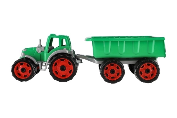 Tractor cu remorcă, plastic, 53 cm