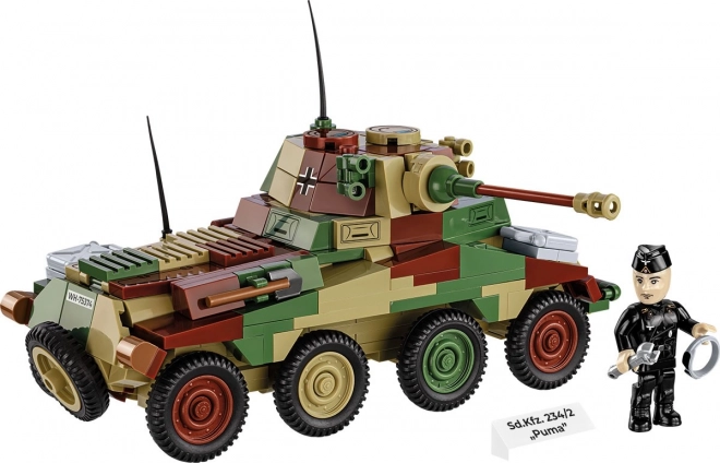 model de construcție vehicul blindat Sd.Kfz 234/2 Puma