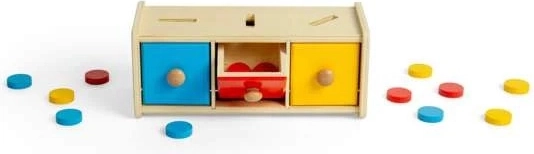 Bigjigs Toys cutie de sortare după culori