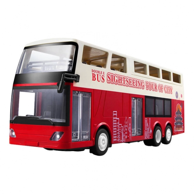 autobuz turistic telecomandat 1:18 Double Eagle (roșu)