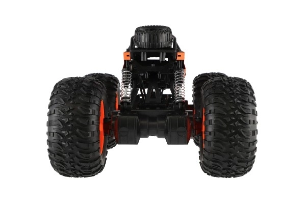 Mașină RC Off-Road off-road 2,4GHz plastic 32cm pachet reîncărcabil + baterii în cutie 38x23x26cm – Portocaliu