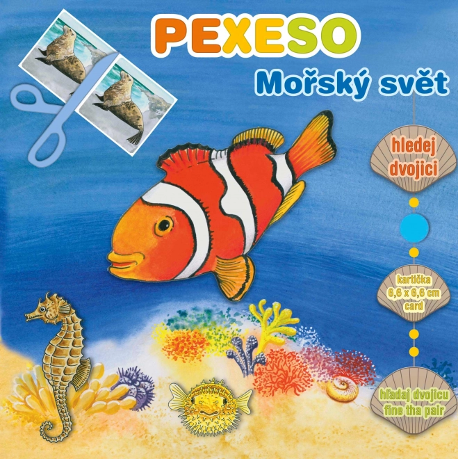 Pexeso Mořský svět cu maxi carduri