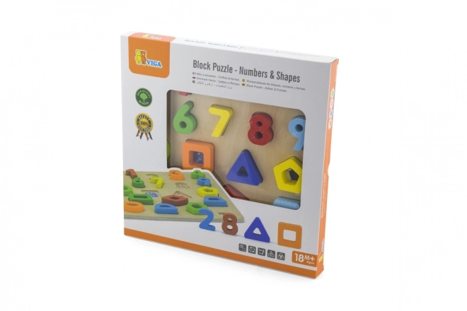 Puzzle 3D forme și cifre