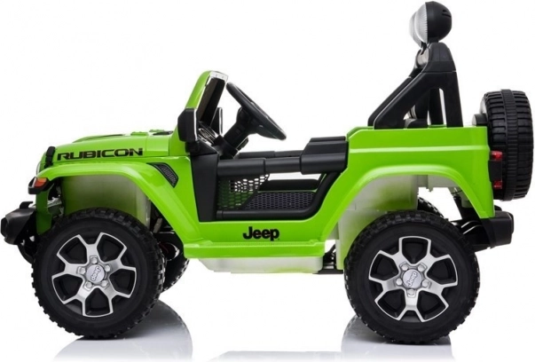 Mașină pe baterie Jeep Rubicon 4x4 verde