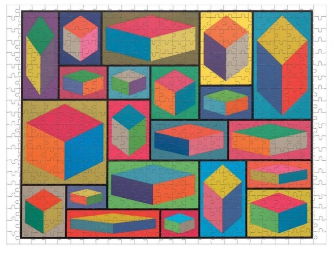 Puzzle față-verso Sol Lewitt 500 piese