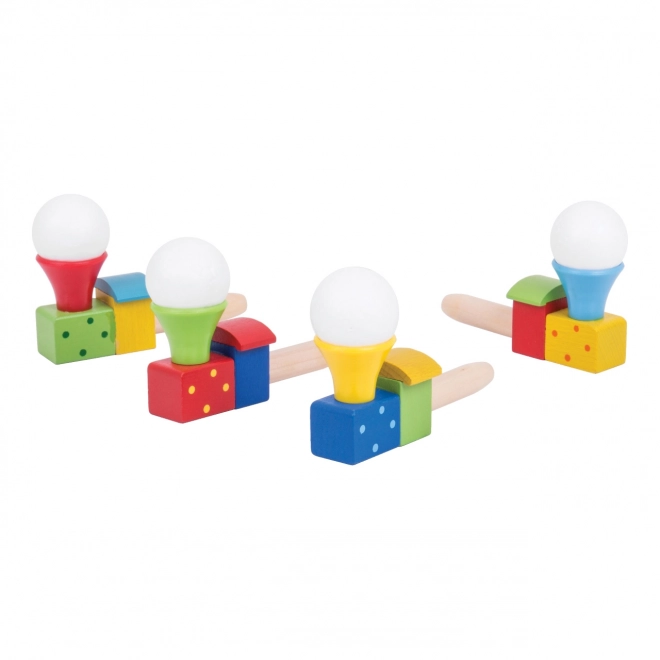 Locomotivă cu balon Bigjigs Toys