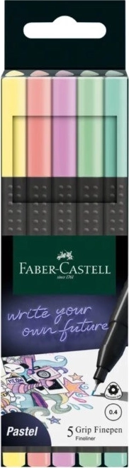 Marker pastelat Faber-Castell Grip - 20 culori