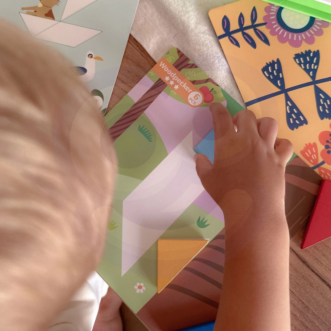 Puzzle tangram pentru copii