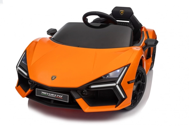 Mașină electrică pentru copii Lamborghini Revuelto portocalie