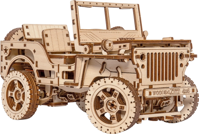 Puzzle 3D mașină de teren WOODEN CITY