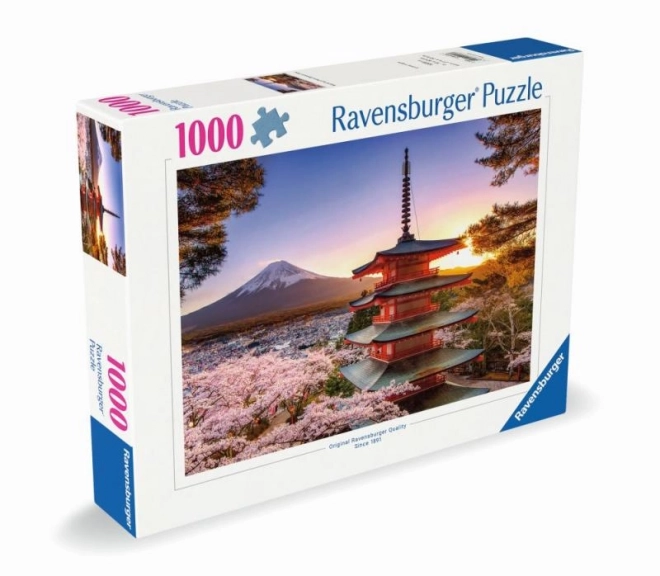 Puzzle Cireși înfloriți în Japonia - 1000 piese