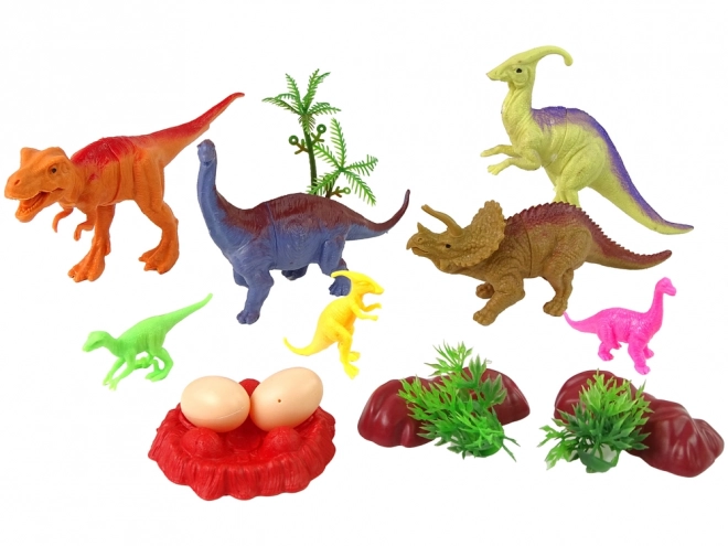 Set de figurine dinozauri cu accesorii 15 piese