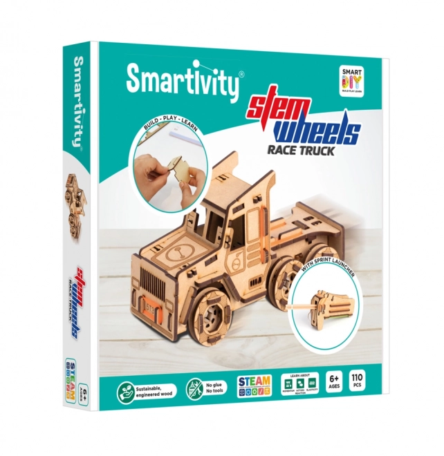 Kit construcție camion de curse Smartivity