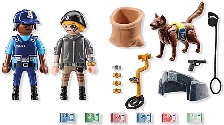 Playmobil Căutare cu câinele polițist