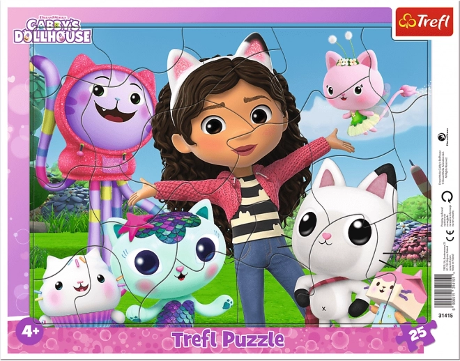 Puzzle cadru 25 piese - Descoperă Gaby