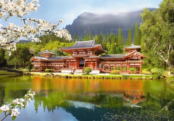 Puzzle 1000 piese. Replika vechiului templu Byodoin