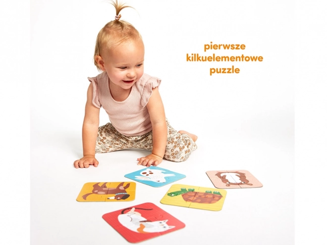 Puzzle educative cu animale domestice