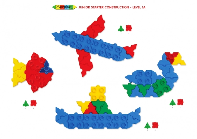 Set de construcție Morphun 200 de piese