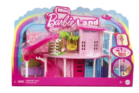 Mini casă BarbieLand cu păpușă Barbie
