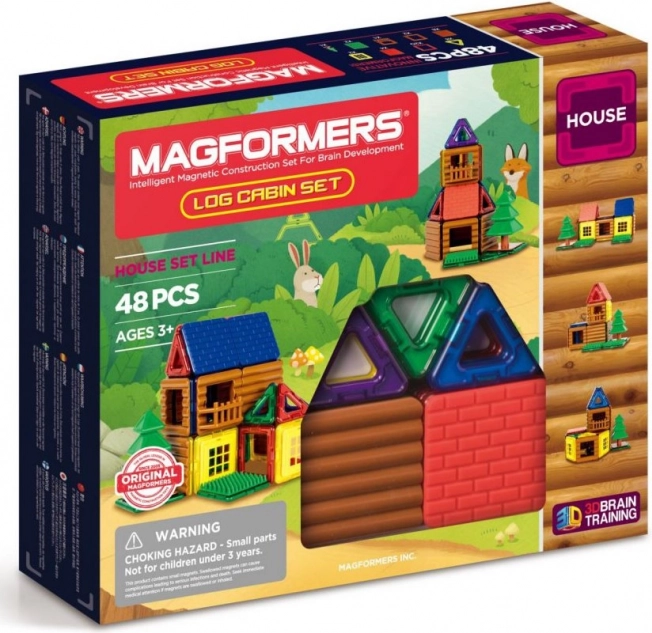 MAGFORMERS Mini cabană 48 piese