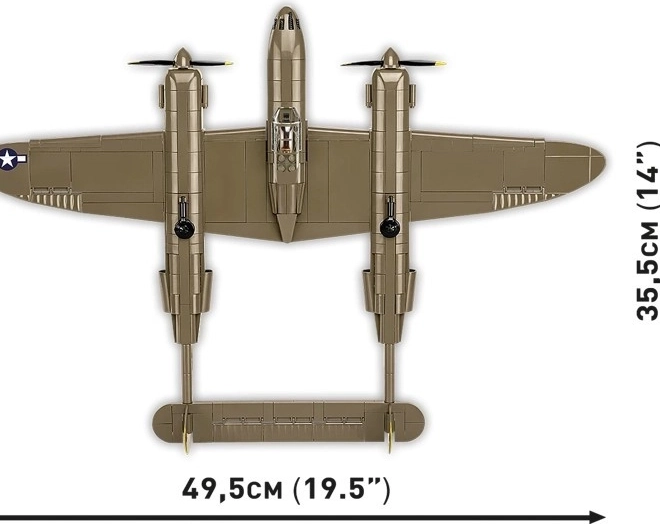 Set de construcție Avion Lockheed P-38H Lightning