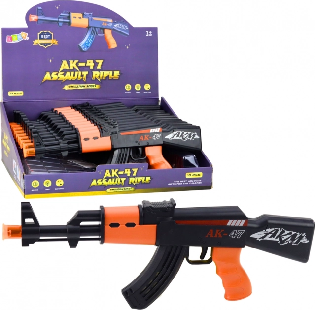 Jucărie pentru copii pușcă AK47 cu lumini și sunete