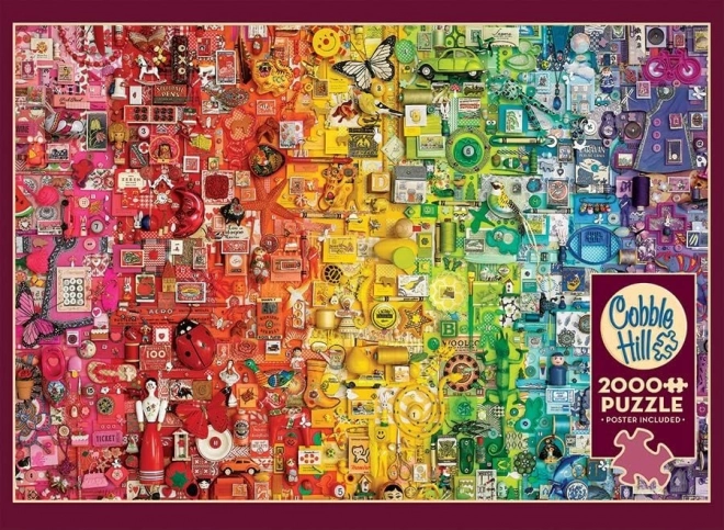 Puzzle curcubeu COBBLE HILL 2000 piese
