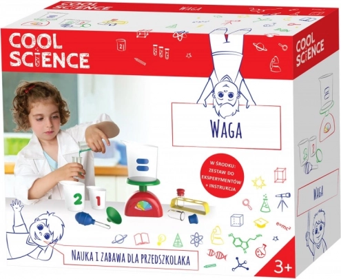 Set educațional Cool Science cu balanță pentru copii