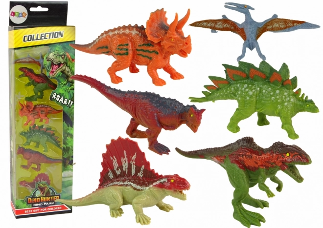 Set figurine dinozauri colorate