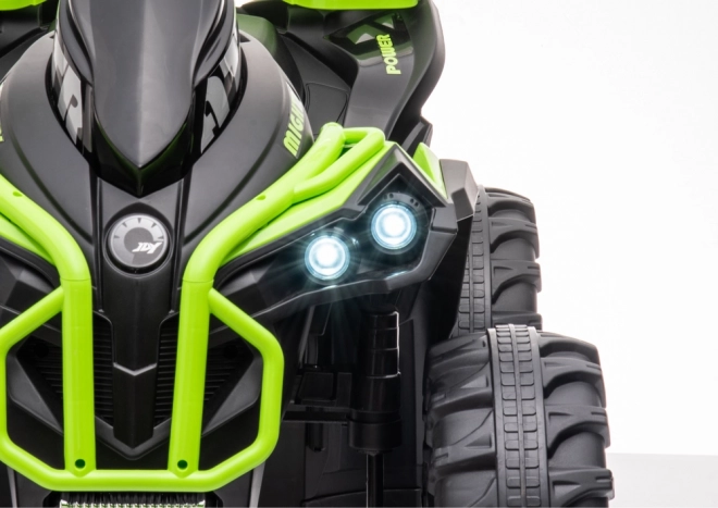 Quad cu baterie verde
