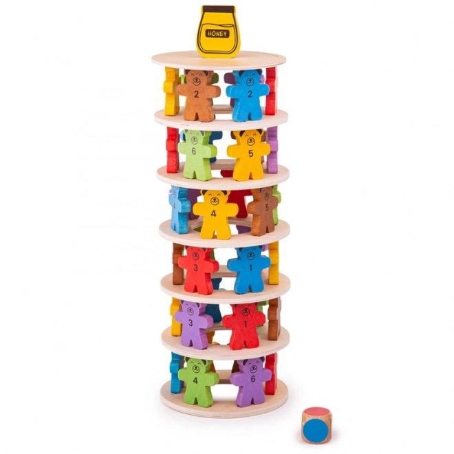 Joc turn de urși căzători Bigjigs Toys