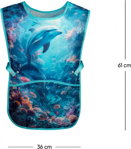 Şorţ pentru copii cu motiv de Delfin