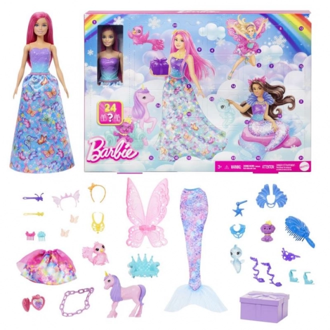 Calendar advent Barbie povești 2024