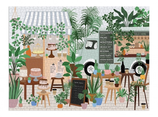 Puzzle Cafenea botanică 1000 piese GALISON