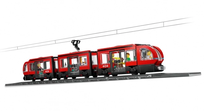 Tramvai Lego City cu stație